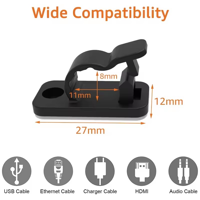 Self Adhesive Cable Clips Cord - đánh giá và giá Cable Organizer