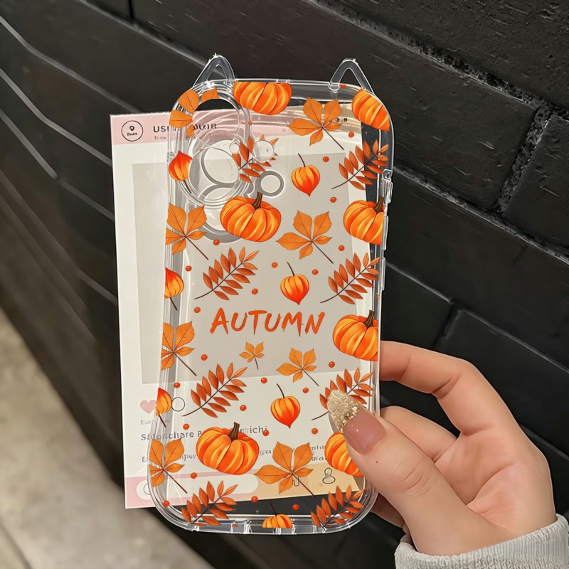 Autumn Pumpkin Falling Leaves  - đánh giá và giá Usb Charger