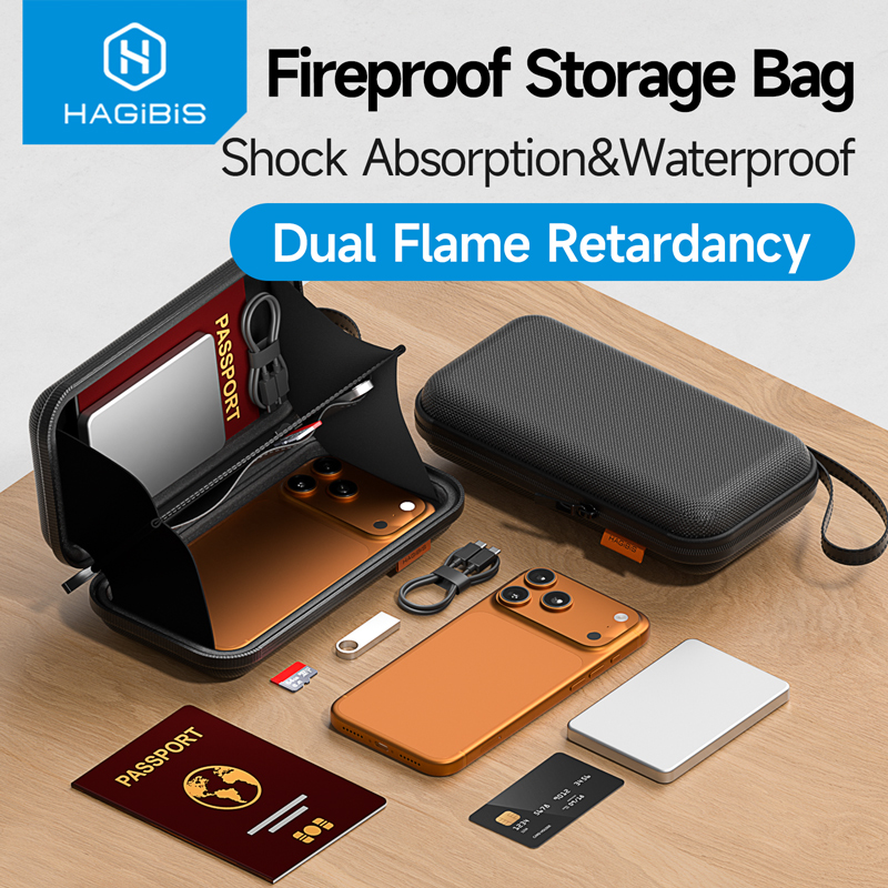 Hagibis Fireproof Storage Bag  - đánh giá và giá Power Bank