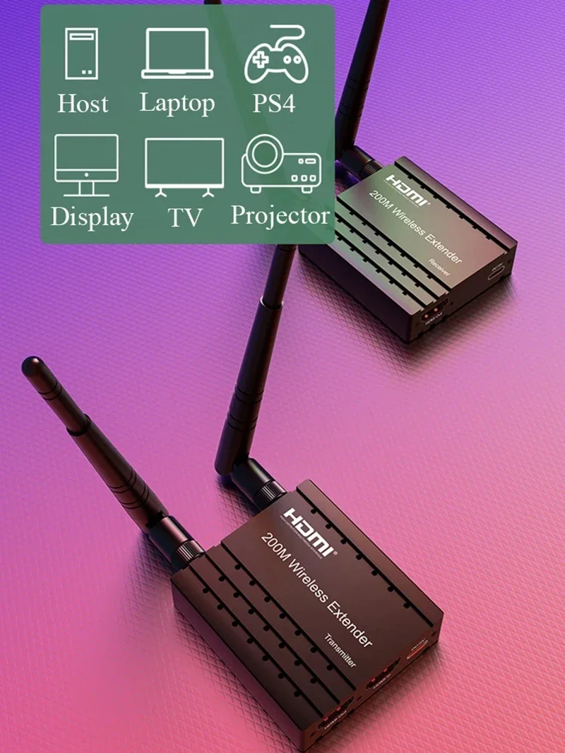 200M Wireless HDMI Extender Vi - đánh giá và giá Hdmi Adapter