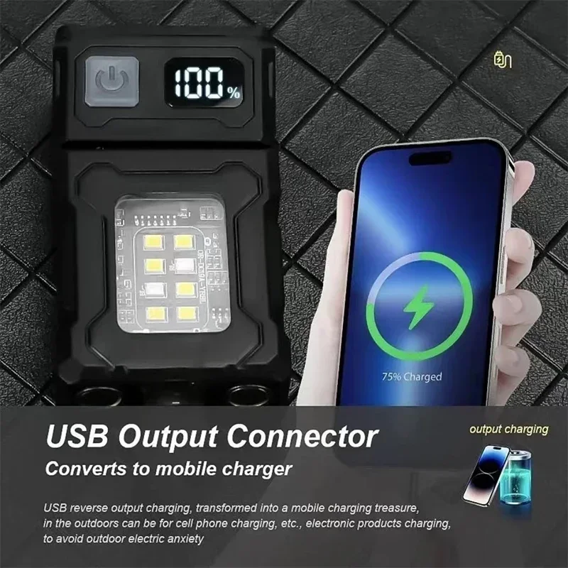 Magnetic Torch Light Work Ligh - đánh giá và giá Power Bank