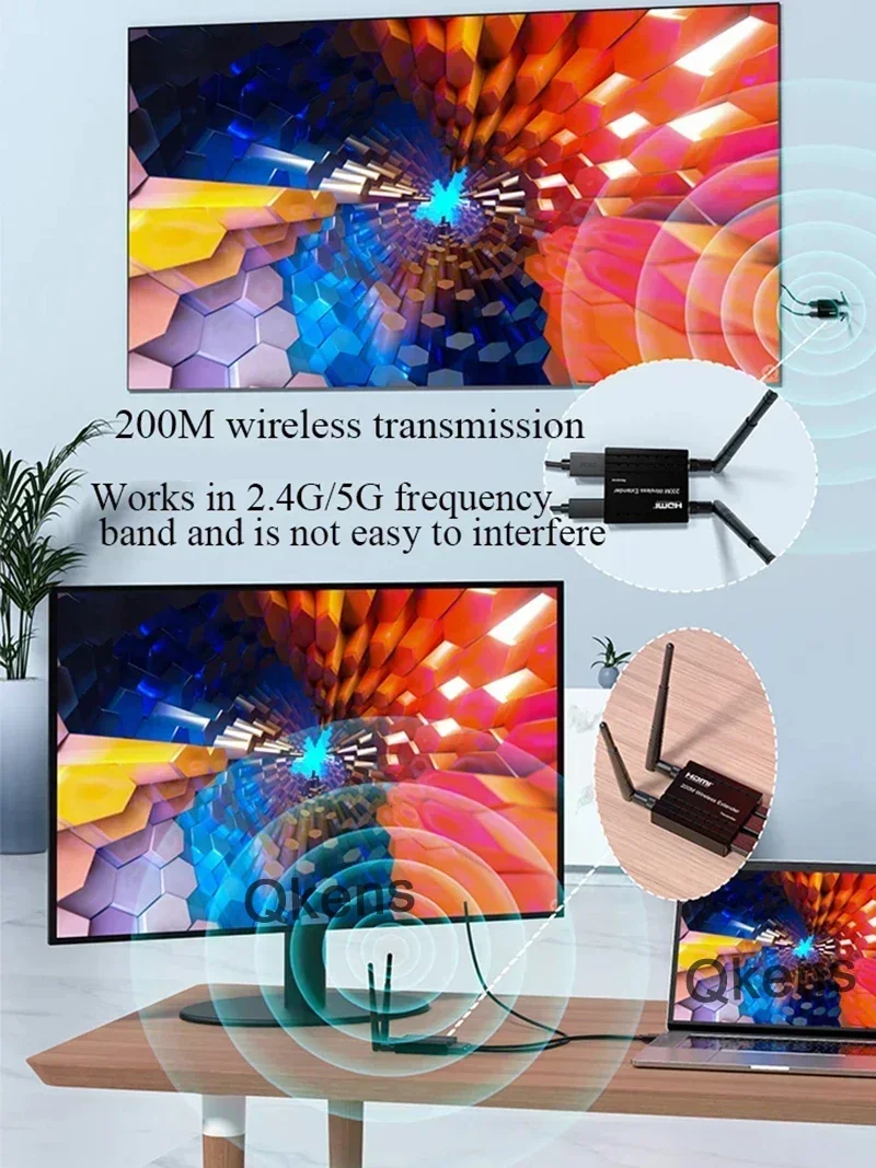 Wireless HDMI Extender Audio V - đánh giá và giá Hdmi Adapter