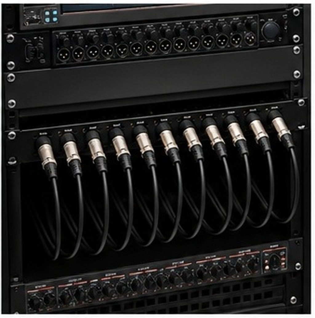 12 Port Audio Rack Panel Hinge - đánh giá và giá Cable Organizer